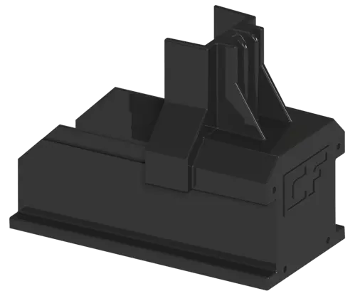 ESDEC - Terminaison de rail noir 