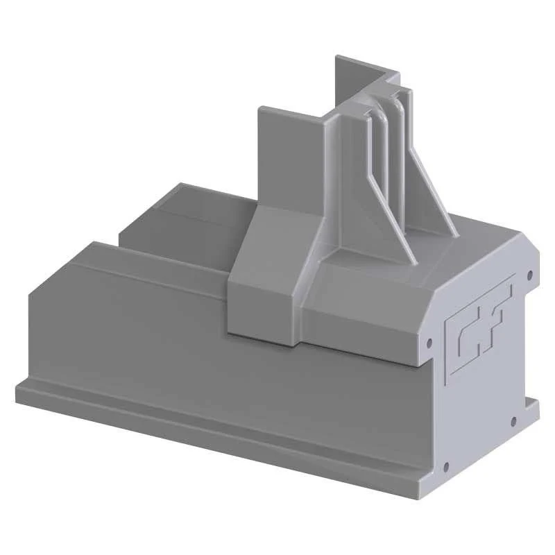 ESDEC - Terminaison de rail gris