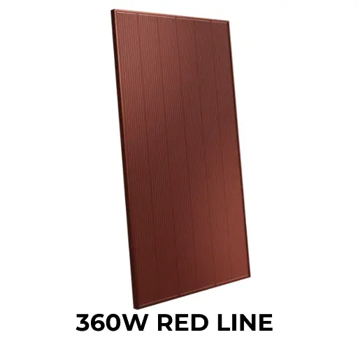 [OR10H375M (FR)] PEIMAR - Panneau 375 WC Import -  full red - Garantie 25 ans 