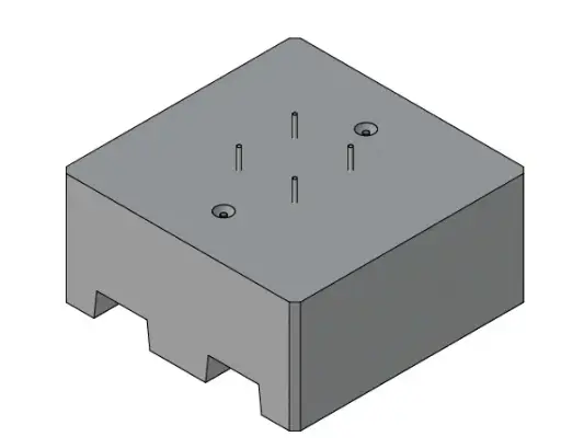 [SLR-MSHS006] Eclairage - Massif béton hors sol  7